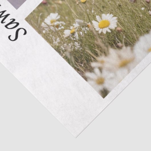 Decoupage Highland Calf Florals Handsaw Designs  Tissuepapier (Detail)