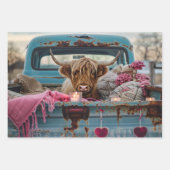 Decoupage Highland Cows Rustic Art Inpakpapier Vel (Voorkant 2)