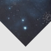 Decoupage Highland Kalf Sitting Hill met in de hoo Tissuepapier (Detail)