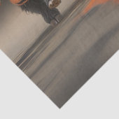 Decoupage Highland Kalveren vieren Halloween Tissuepapier (Detail)