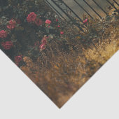 Decoupage Highland Koe Black Gate Forest Tissuepapier (Detail)