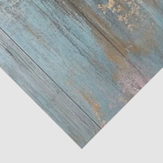 Decoupage Highland Koe Blauw Distressed Achtergron Tissuepapier (Detail)