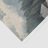 Decoupage Highland Koe Countryside Tissuepapier (Detail)