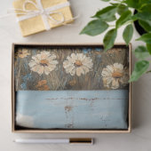 Decoupage Highland Koe met de naam Hamish Tissuepapier (Geschenk)