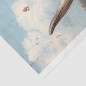 Decoupage Highland Koe met de naam Hamish Tissuepapier (Detail)