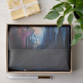 Decoupage Highland Koe Splash Levendige kleuren Tissuepapier (Geschenk)