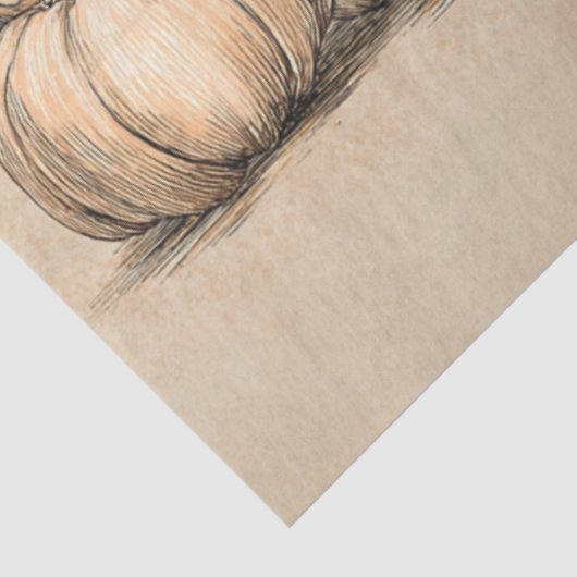 Decoupage Highland Koe White Ghost Tissuepapier (Detail)