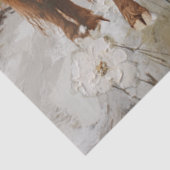 Decoupage Highland Koeien wandelen langs Country R Tissuepapier (Detail)