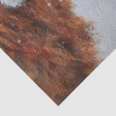 Decoupage Highland Mother &Calf Nose to Nose  Tissuepapier (Detail)