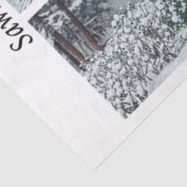 Decoupage Highland Winter Calves Truck Handsaws Tissuepapier (Detail)