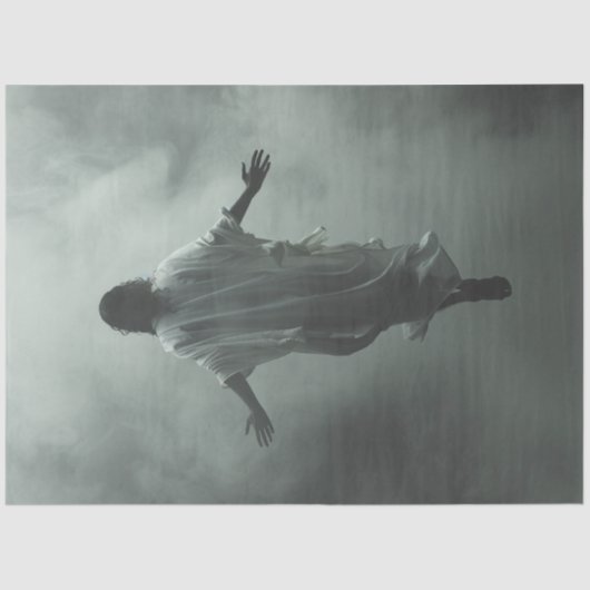 Decoupage Hij is verrezen Paaszondag Tissuepapier (Voorkant)