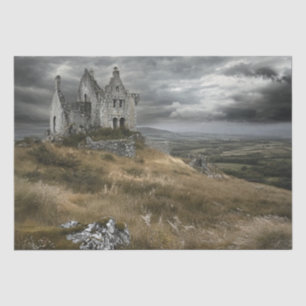 Decoupage Historic Weathered Castle Ierland Tissuepapier