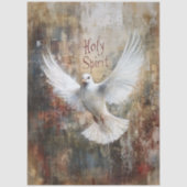 Decoupage Holy Spirit Dove Faith Based  Tissuepapier (Voorkant)
