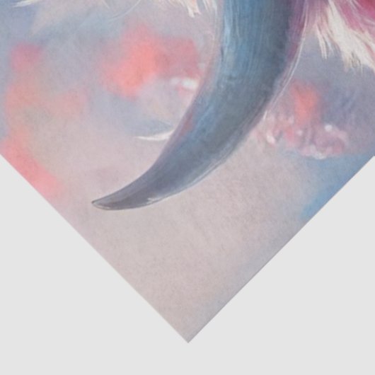 Decoupage Hoogland Kalf Omgeven Poppies Tissuepapier (Detail)