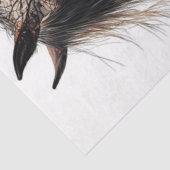 Decoupage Horse Harmony Natuur Double Exposure Tissuepapier (Detail)