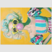 Decoupage Hot Summer Hippie Sister Twin Tissuepapier (Voorkant)