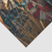 Decoupage humoristische Koeien Dressed Boerderij K Tissuepapier (Detail)