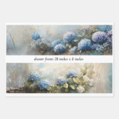 Decoupage Hydrangea Flowers Drawer Fronts 29x8  Inpakpapier Vel (Voorkant)