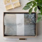 Decoupage Hydrangea Flowers Drawer Fronts 29x8  Tissuepapier (Geschenk)