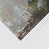 Decoupage Hydrangea Flowers Drawer Fronts 29x8  Tissuepapier (Detail)