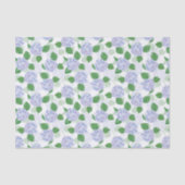 Decoupage Hydrangea Waterverf Blauw Tissuepapier (Voorkant)