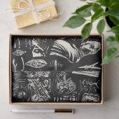 Decoupage Hypnotic Wonderland Rabbit Hole Fantasy Tissuepapier (Geschenk)