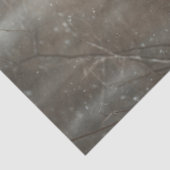 Decoupage Ierse Winterheks van Licht  Tissuepapier (Detail)
