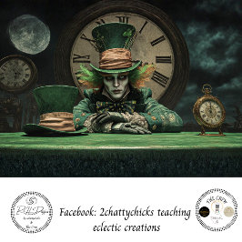 Découpage Ierse Wonderland Charme Cheshire Kat Tissuepapier