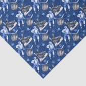 Decoupage IJshockey verjaardagsfeestje Tissuepapier (Detail)