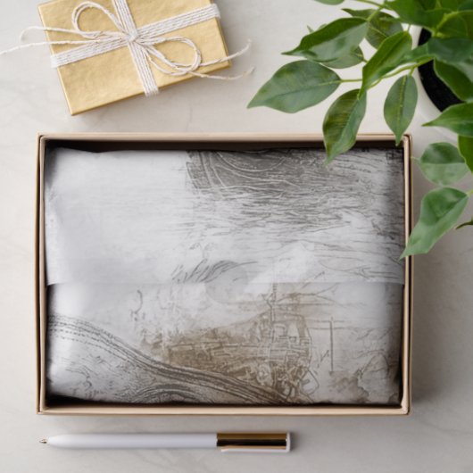 Decoupage Illustratie Pirate Art Tissuepapier (Geschenk)