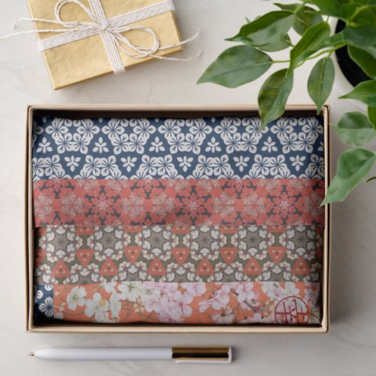 Decoupage in Japanse stijl Tissuepapier (Geschenk)