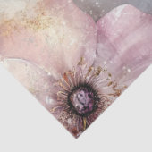 Decoupage ingewikkelde bloemmotief roze Paarse Tissuepapier (Detail)