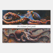 Decoupage Inpakpapier Zeewereld Octopus Laden Vel (Voorkant 3)
