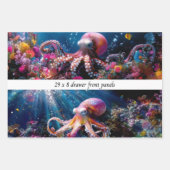 Decoupage Inpakpapier Zeewereld Octopus Laden Vel (Voorkant 2)