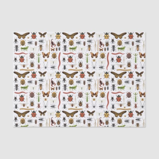 Decoupage Insecten Verjaardagsfeest Tissuepapier (Voorkant)