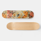 decoupage inspireert bloemlibel persoonlijk skateboard (Horizontaal)