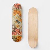 decoupage inspireert bloemlibel persoonlijk skateboard (Voorkant)