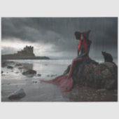 Decoupage Irish Mermaid Herfst Gothic Elegance Tissuepapier (Voorkant)