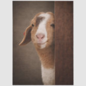 Decoupage Jerry Goat Funny Farmyard Troublemaker  Tissuepapier (Voorkant)