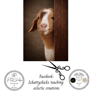 Decoupage Jerry Goat Funny Farmyard Troublemaker  Tissuepapier