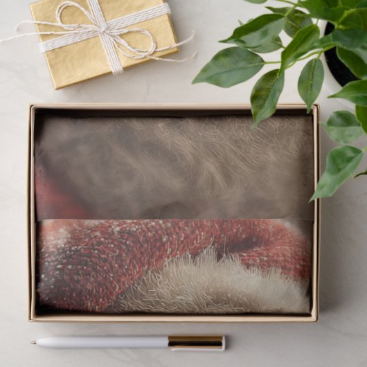 Decoupage Jolly Santa Close-up Festive Christmas  Tissuepapier (Geschenk)