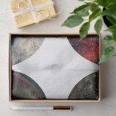 Decoupage Kerstman Cirkelzaag Ontwerpen 8.5"  Tissuepapier (Geschenk)