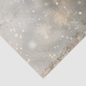Decoupage Kerstman Festieve Rode Jas Kunstwerk Tissuepapier (Detail)