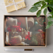Découpage Kerstmis Sneeuwman Toiletpapier Tissuepapier (Geschenk)