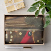 Decoupage Kerststok Elf Zoete Dame Tissuepapier (Geschenk)