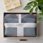 Decoupage Kersttrein Winterlandschap Ierland Tissuepapier (Geschenk)