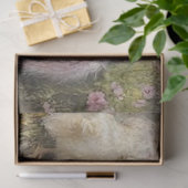 Decoupage kleurrijke kuikens neergestreken op vens tissuepapier (Geschenk)