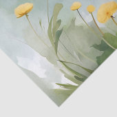 Decoupage Kleurrijke Paardenbloem Waterverf Art Tissuepapier (Detail)