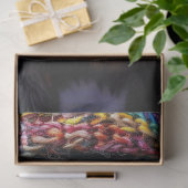 Decoupage Kleurrijke Teckel Dreadlock Gebreide Pet Tissuepapier (Geschenk)