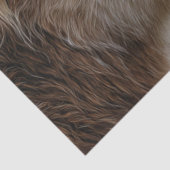 Decoupage Koe & Kuitneus naar neus Show Liefde Tissuepapier (Detail)